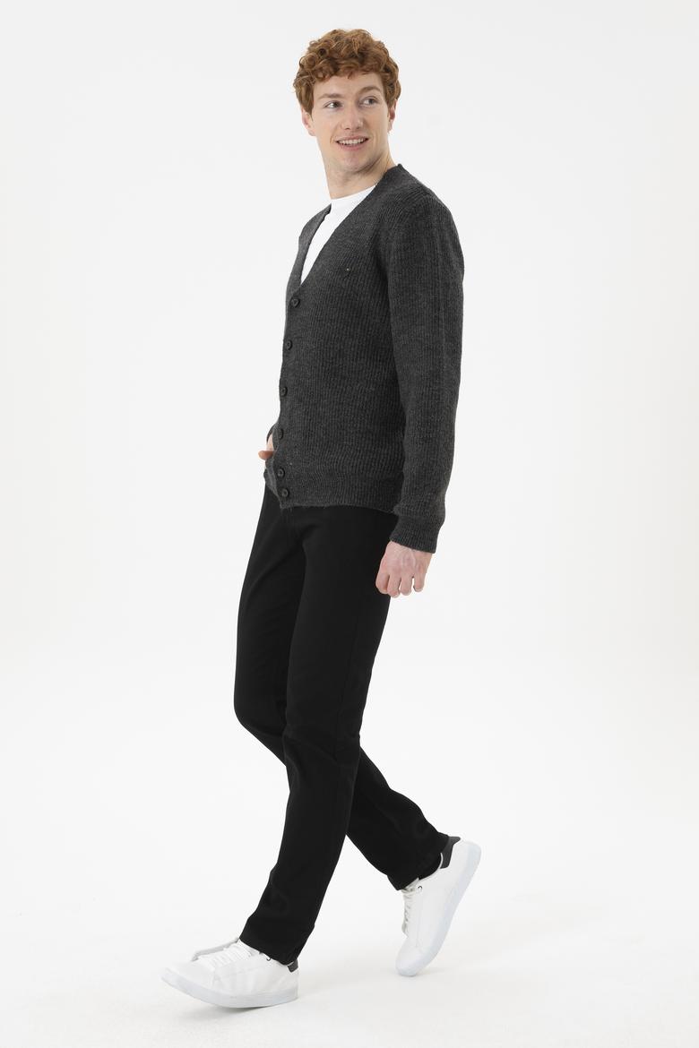 Erkek Gri Melanj Kazak - 50256660015