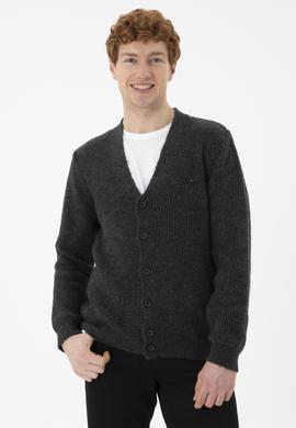 Erkek Gri Melanj Kazak - 50256660015