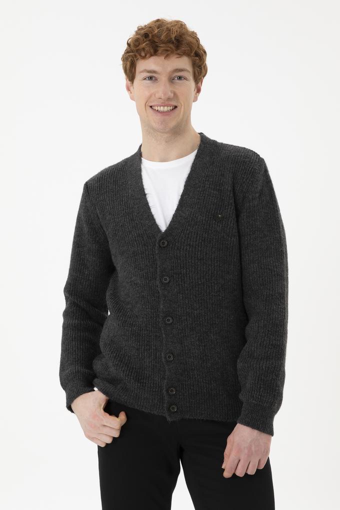 Erkek Gri Melanj Kazak