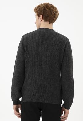 Erkek Gri Melanj Kazak - 50256660015