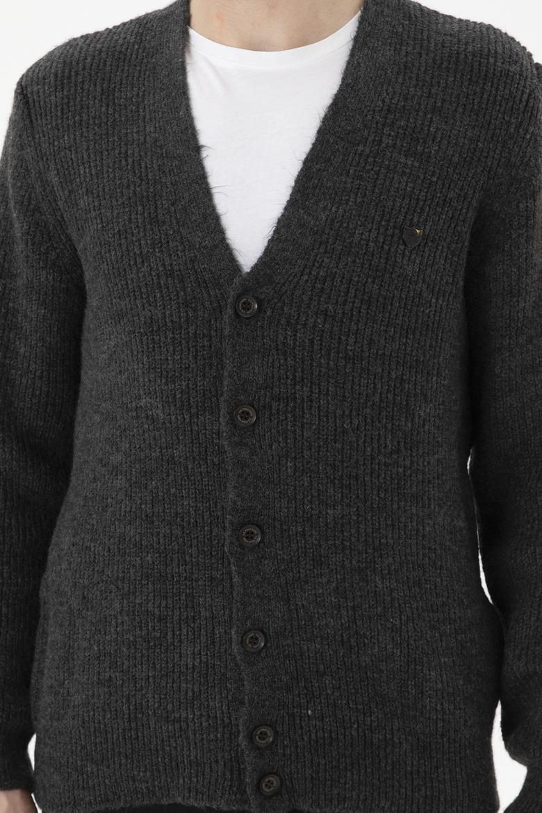 Erkek Gri Melanj Kazak - 50256660015