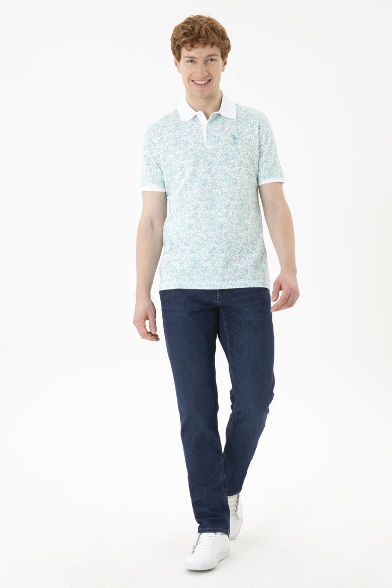 Erkek Mint Polo Yaka Tişört - 50263268043