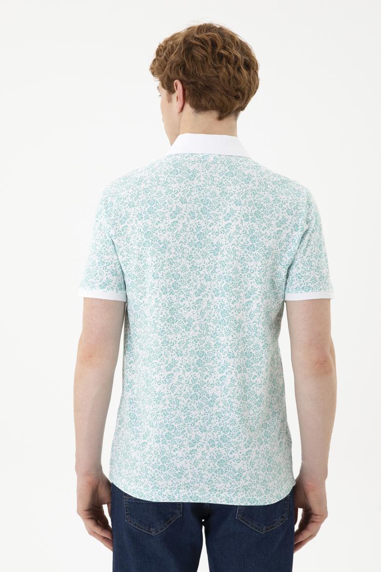 Erkek Mint Polo Yaka Tişört - 50263268043