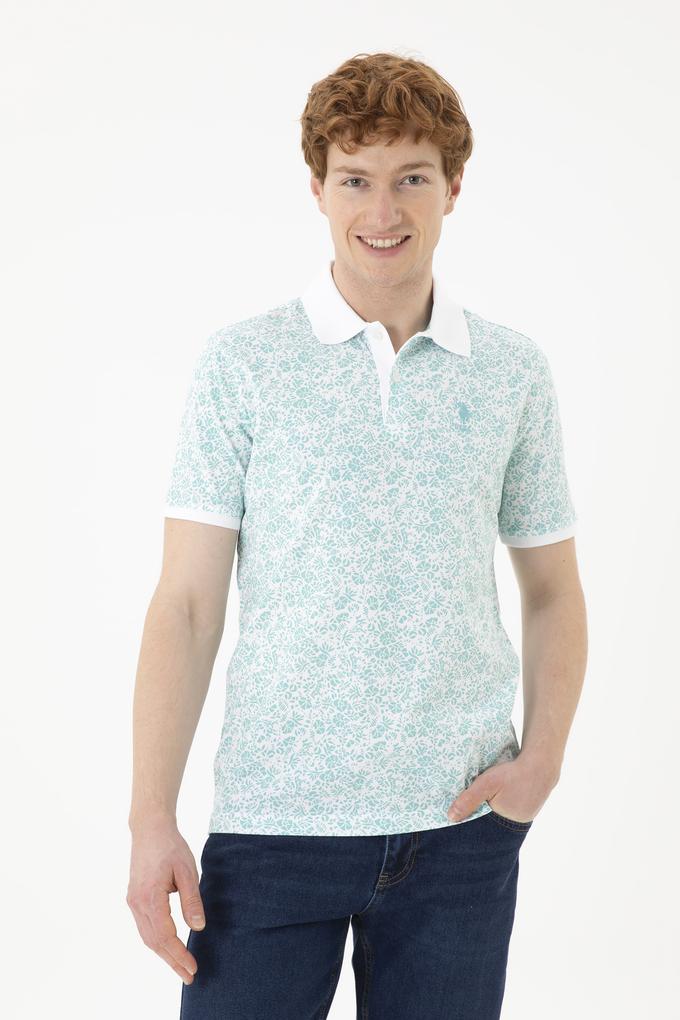 Erkek Mint Polo Yaka Tişört