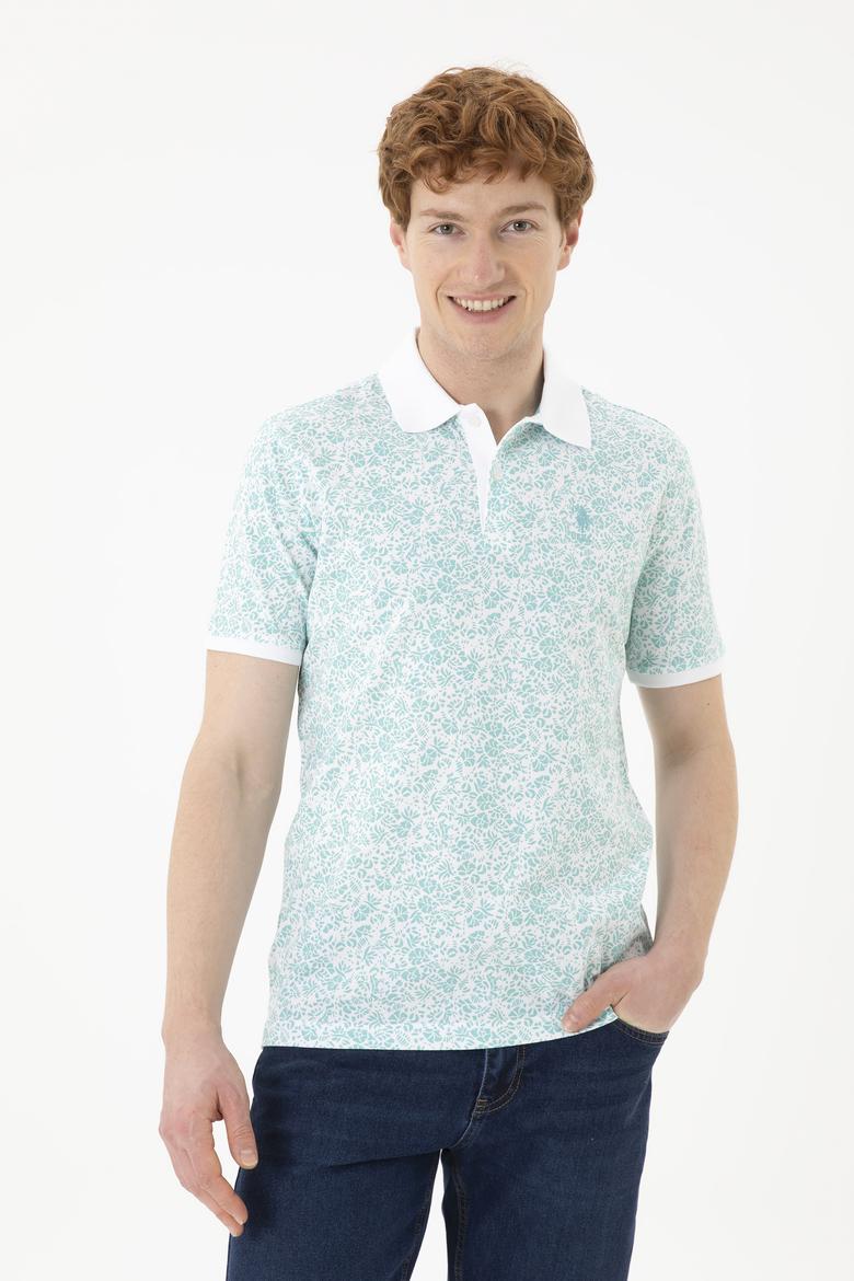 Erkek Mint Polo Yaka Tişört