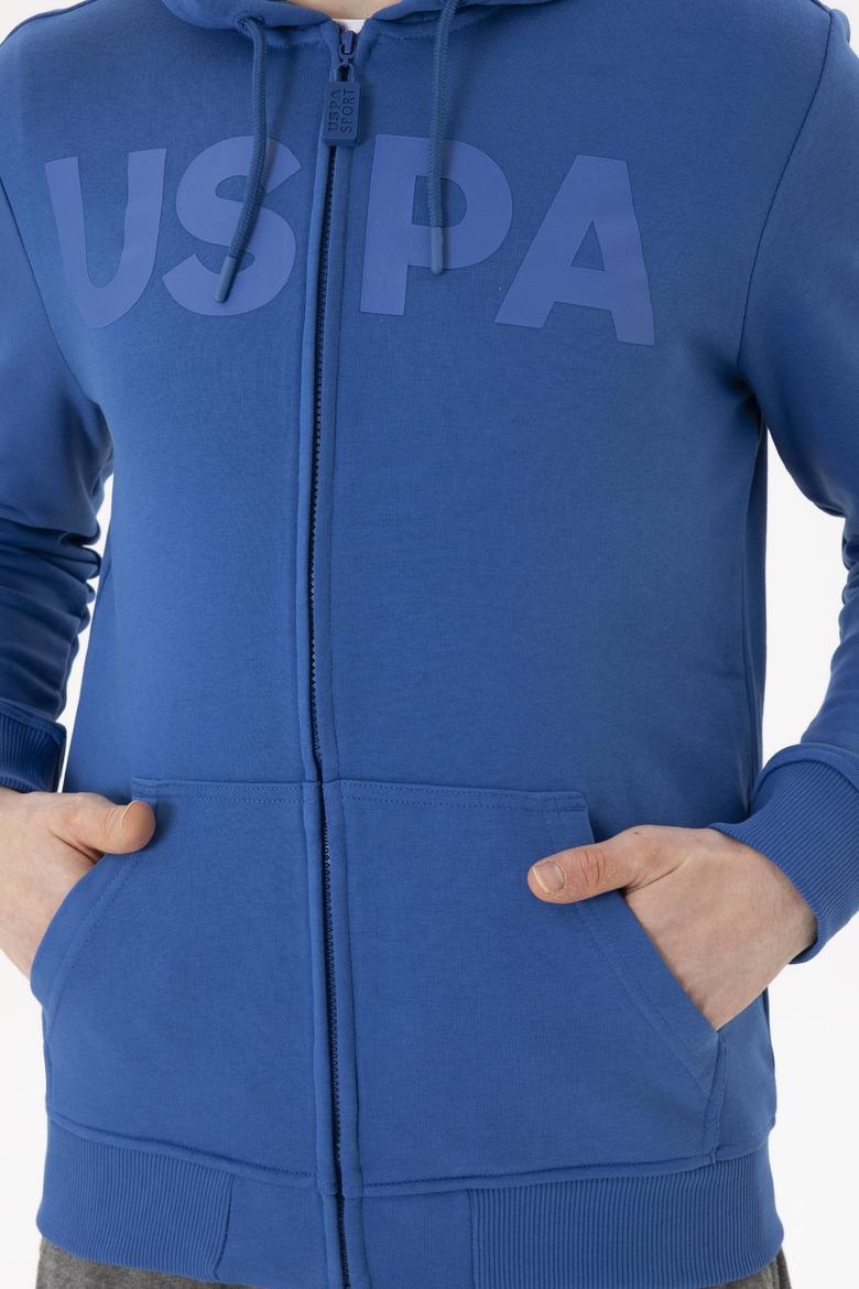 Erkek Saks Örme Hırka - 50269394116