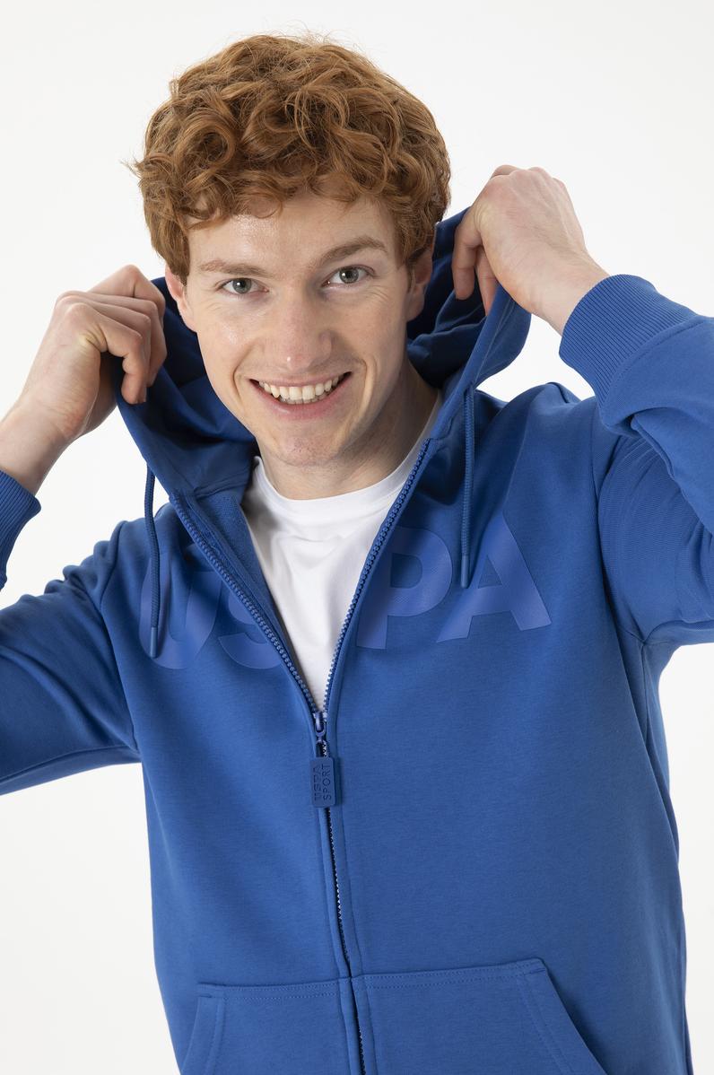 Erkek Saks Örme Hırka