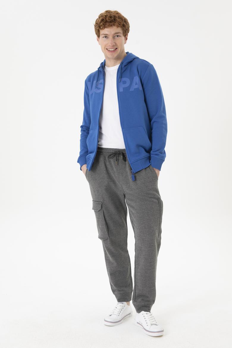 Erkek Saks Örme Hırka - 50269394116