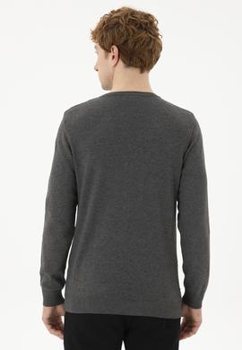 Erkek Gri Melanj Kazak - 50252303021