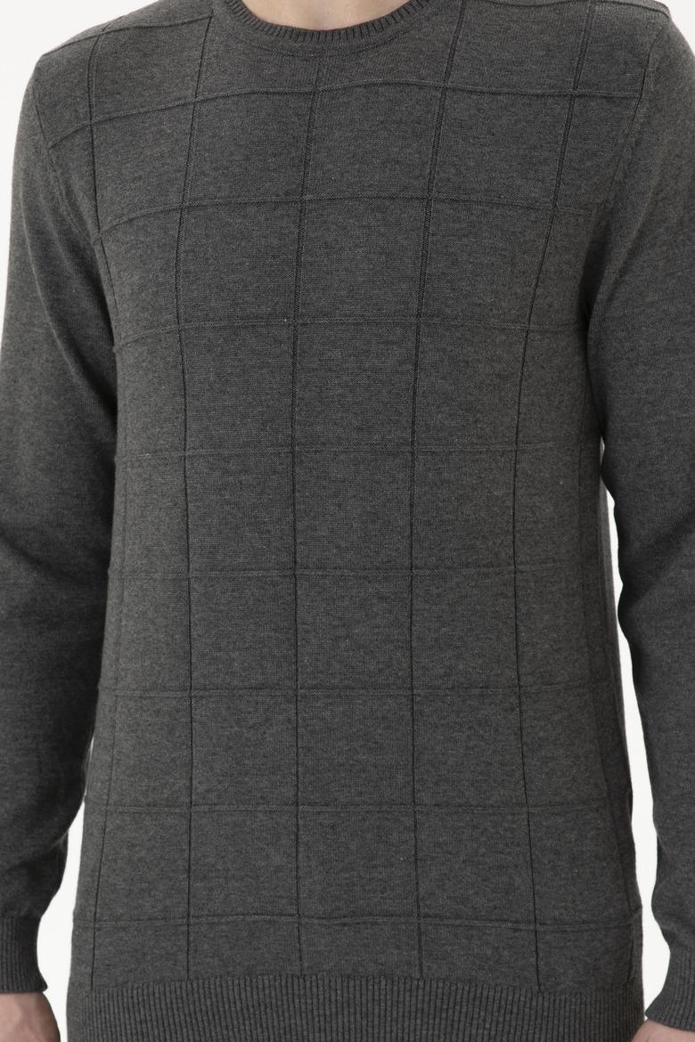 Erkek Gri Melanj Kazak - 50252303021