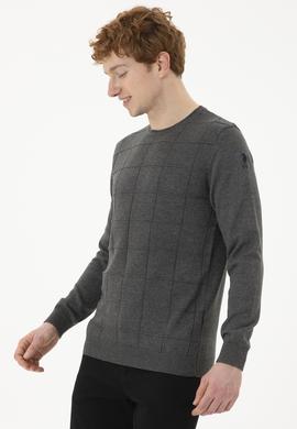 Erkek Gri Melanj Kazak - 50252303021