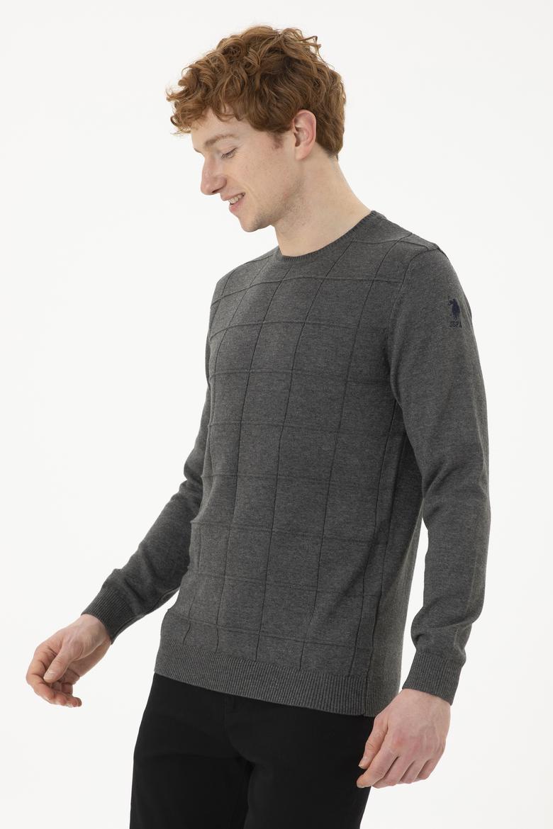 Erkek Gri Melanj Kazak