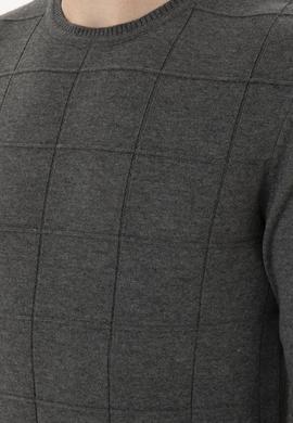 Erkek Gri Melanj Kazak - 50252303021