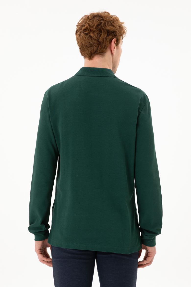 Erkek Yeşil Basic Sweatshirt - 50253133143