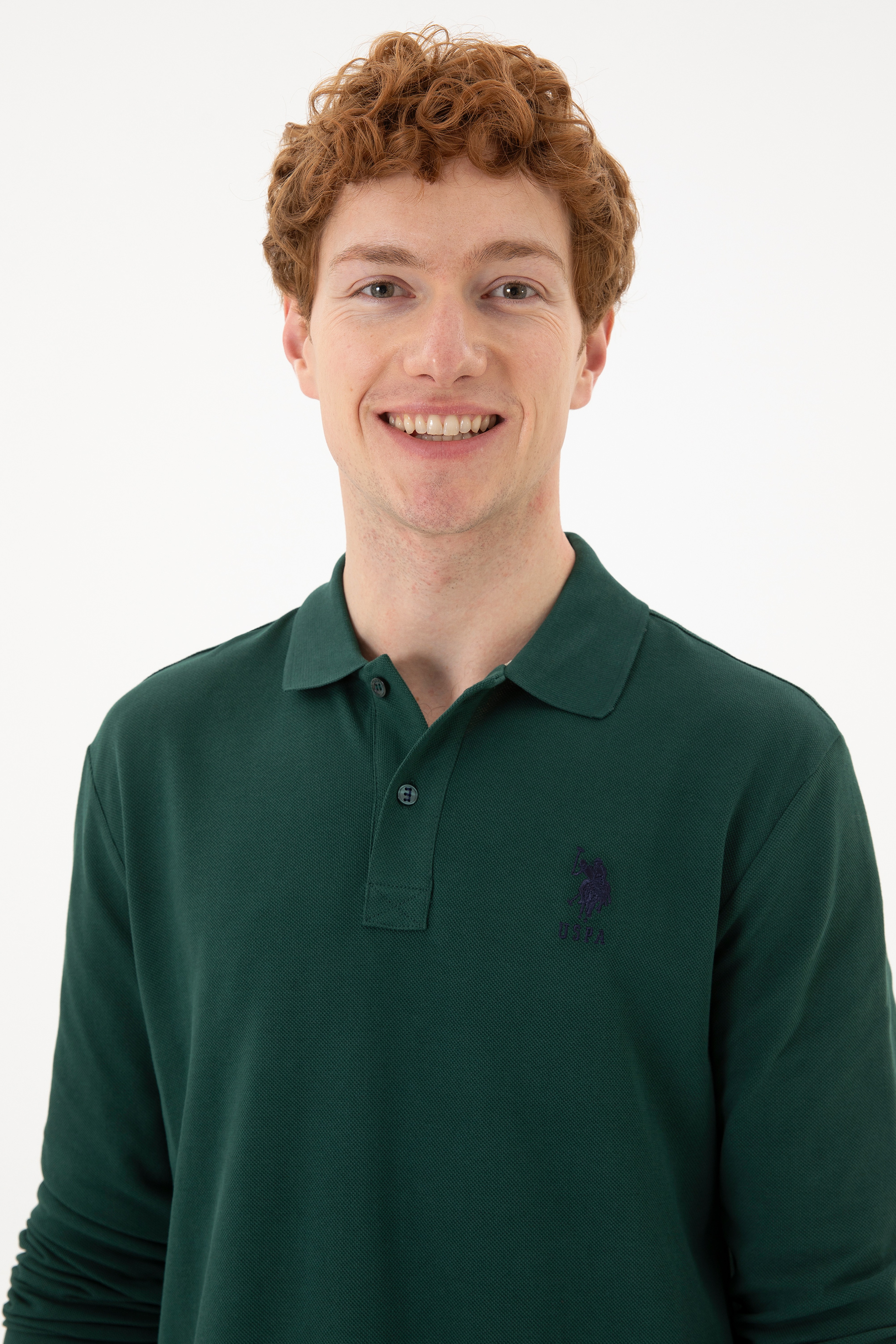 Erkek Yeşil Basic Sweatshirt - Image 2