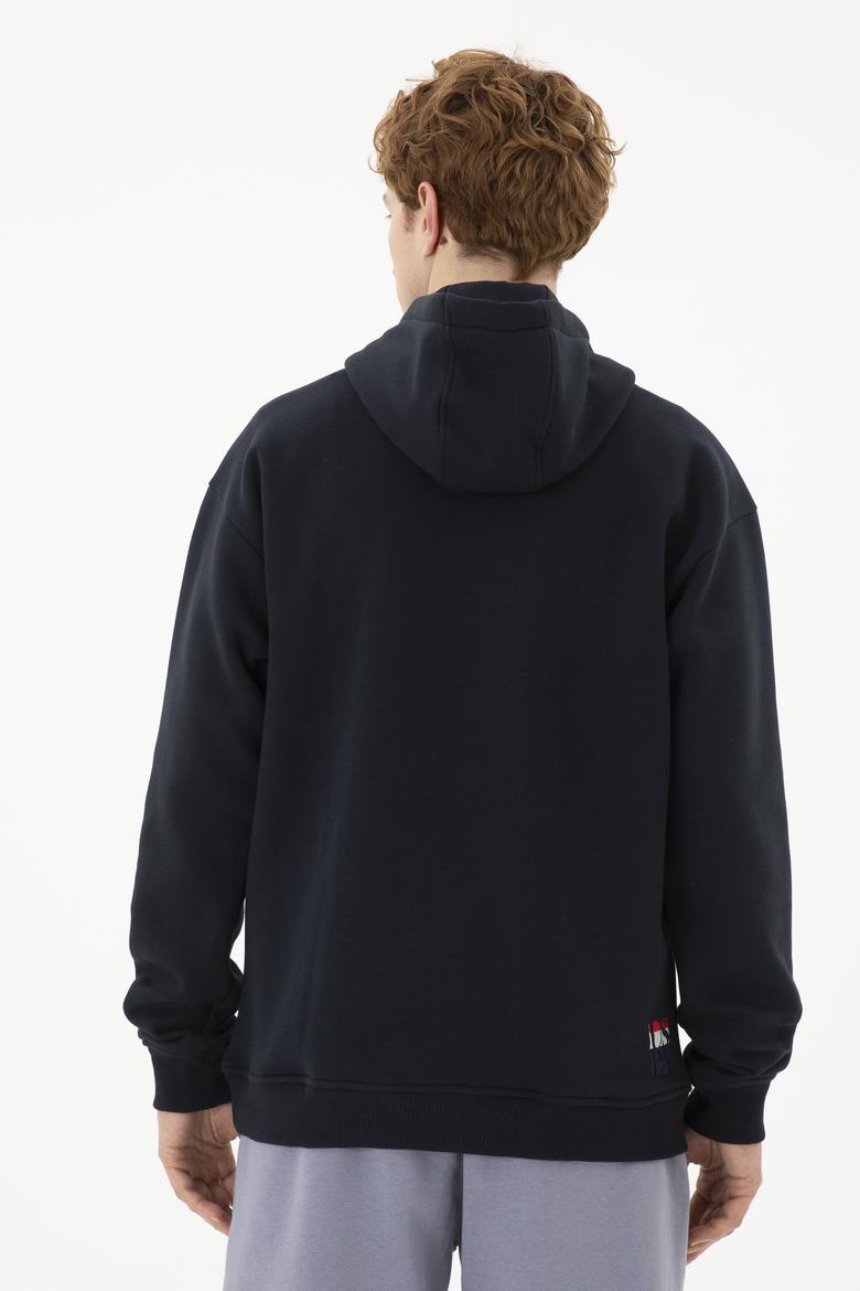 Erkek Lacivert Sweatshirt - 50255366005