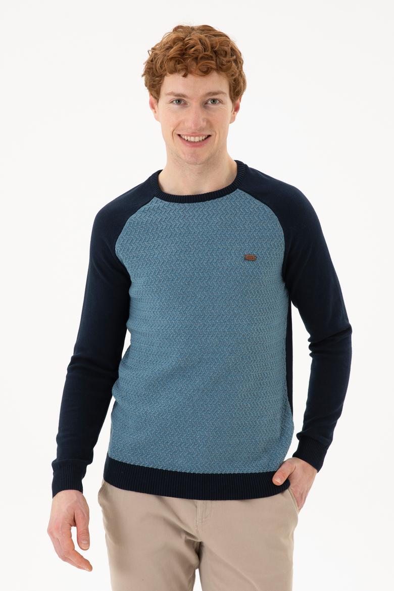 Erkek Kobalt Mavi Kazak - 50253950014