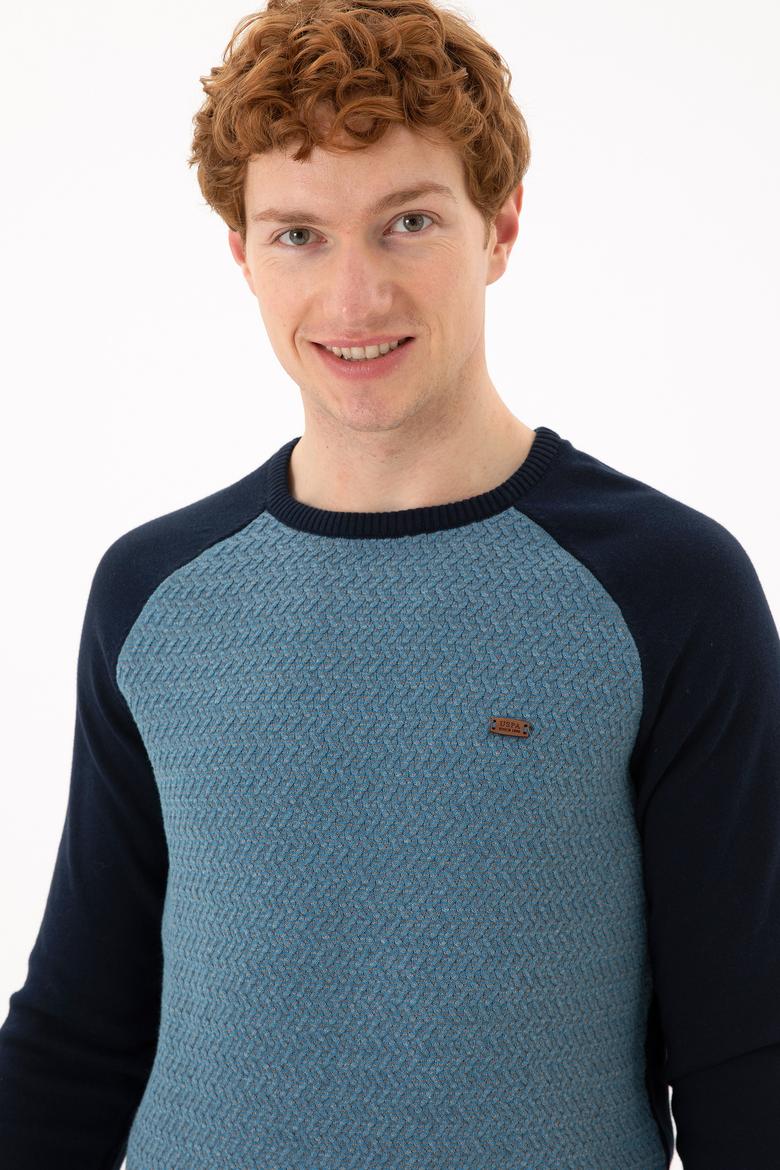 Erkek Kobalt Mavi Kazak - 50253950014