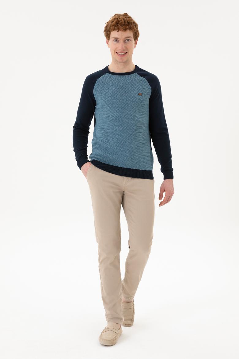 Erkek Kobalt Mavi Kazak - 50253950014