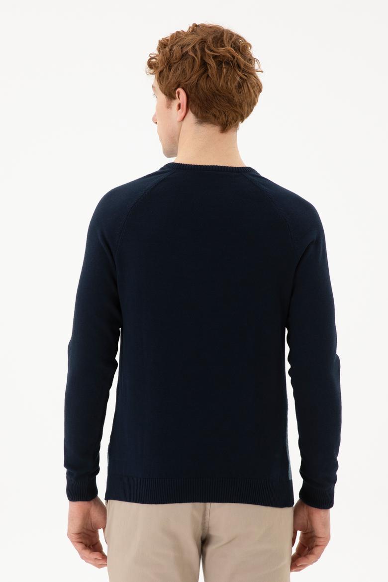 Erkek Kobalt Mavi Kazak - 50253950014