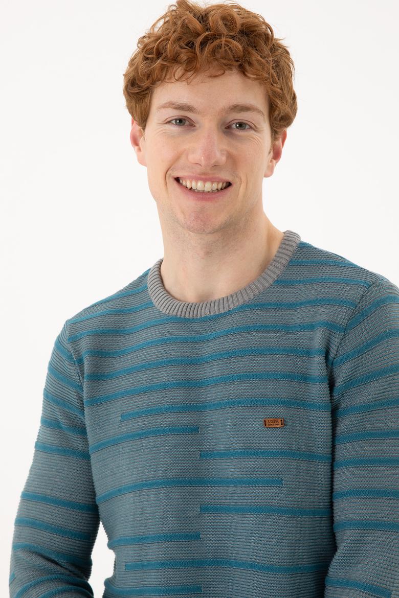 Erkek Gri Melanj Kazak - 50253954016