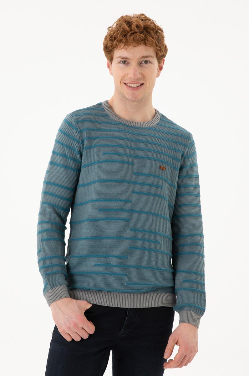 Erkek Gri Melanj Kazak