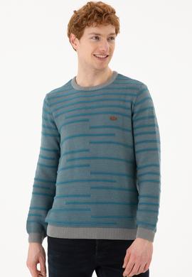 Erkek Gri Melanj Kazak - 50253954016