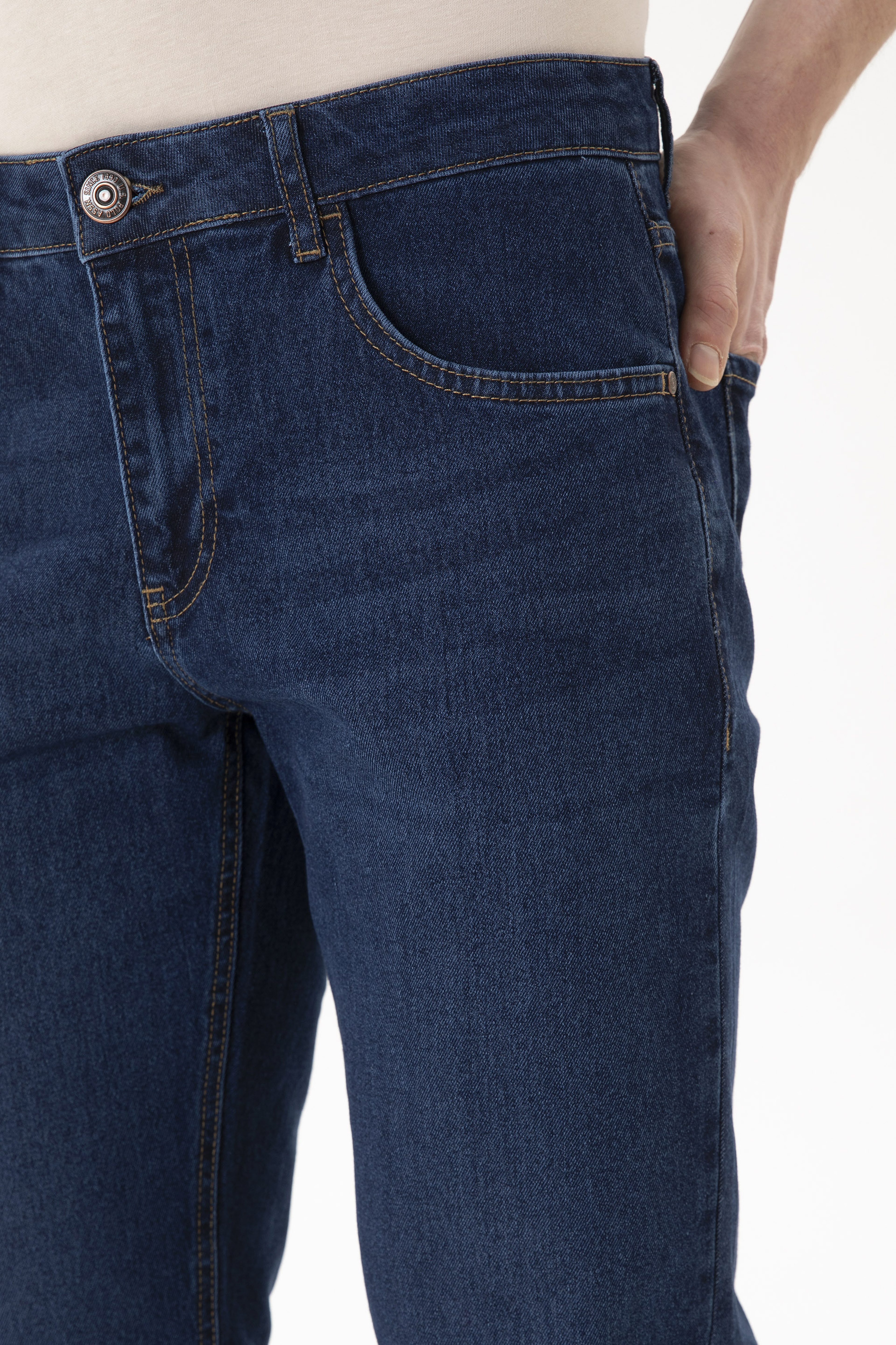 Erkek Mavi Jean Pantolon - Image 6