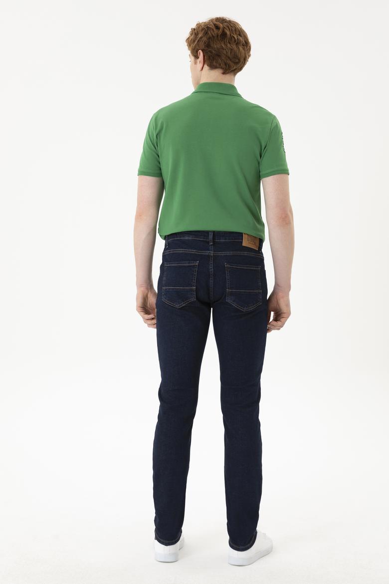 Erkek Koyu Mavi Jean Pantolon - 50286405008