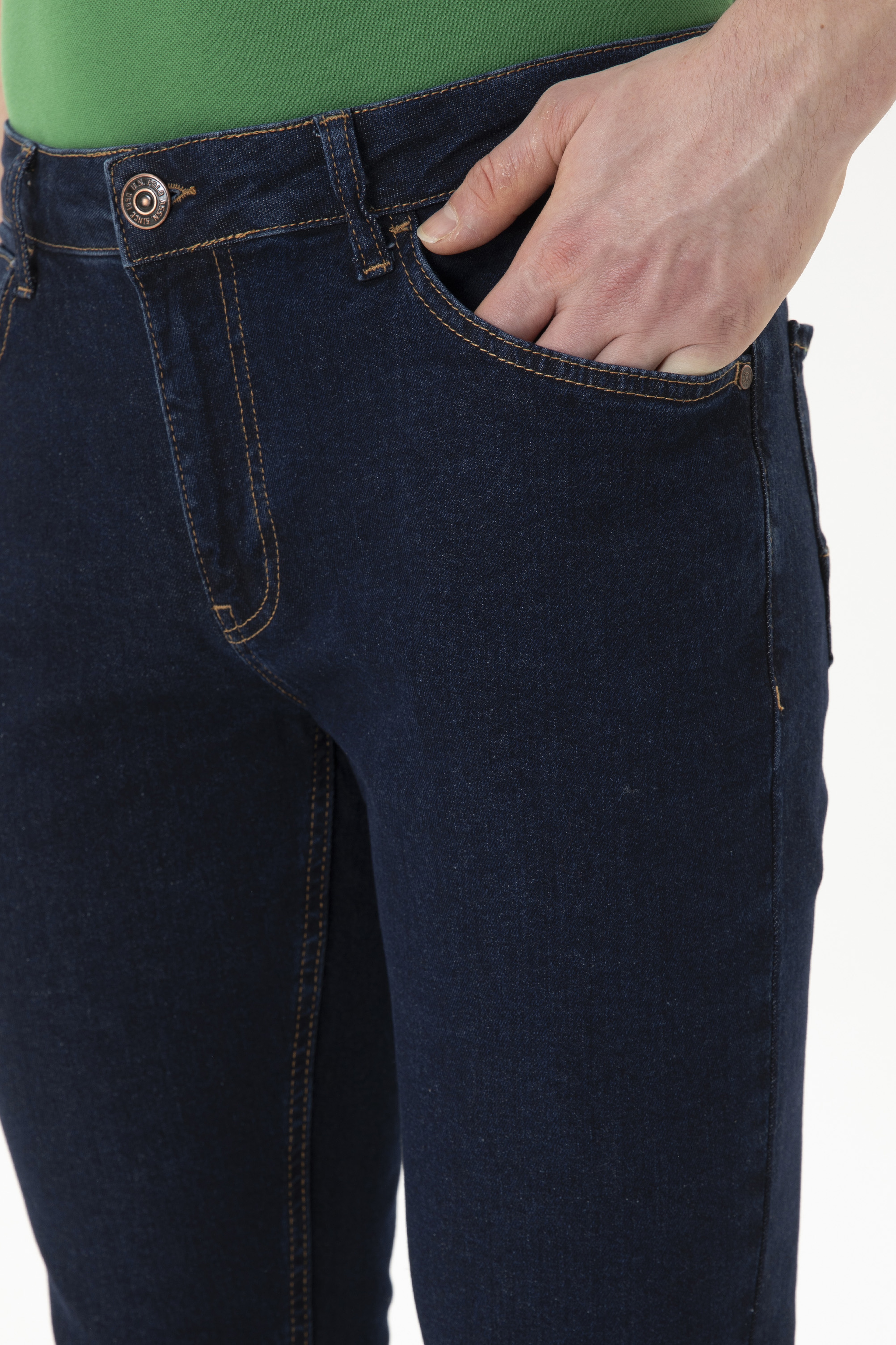 Erkek Koyu Mavi Jean Pantolon