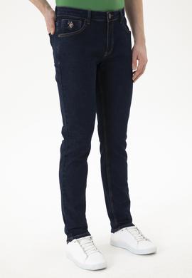 Erkek Koyu Mavi Jean Pantolon - 50286405008