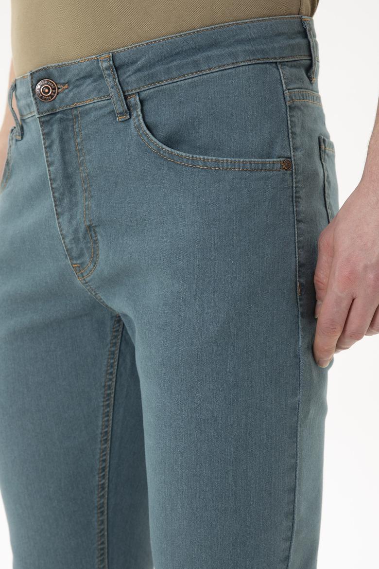 Erkek Yeşil Jean Pantolon - 50286443002