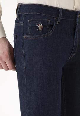 Erkek Koyu Mavi Jean Pantolon - 50286449044