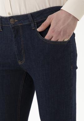 Erkek Koyu Mavi Jean Pantolon - 50286449044