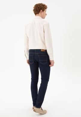 Erkek Koyu Mavi Jean Pantolon - 50286449044