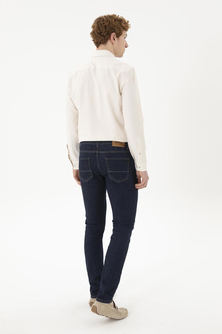 Erkek Koyu Mavi Jean Pantolon - 50286449044
