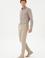 Erkek Slim Fit Taş Kanvas Pantolon