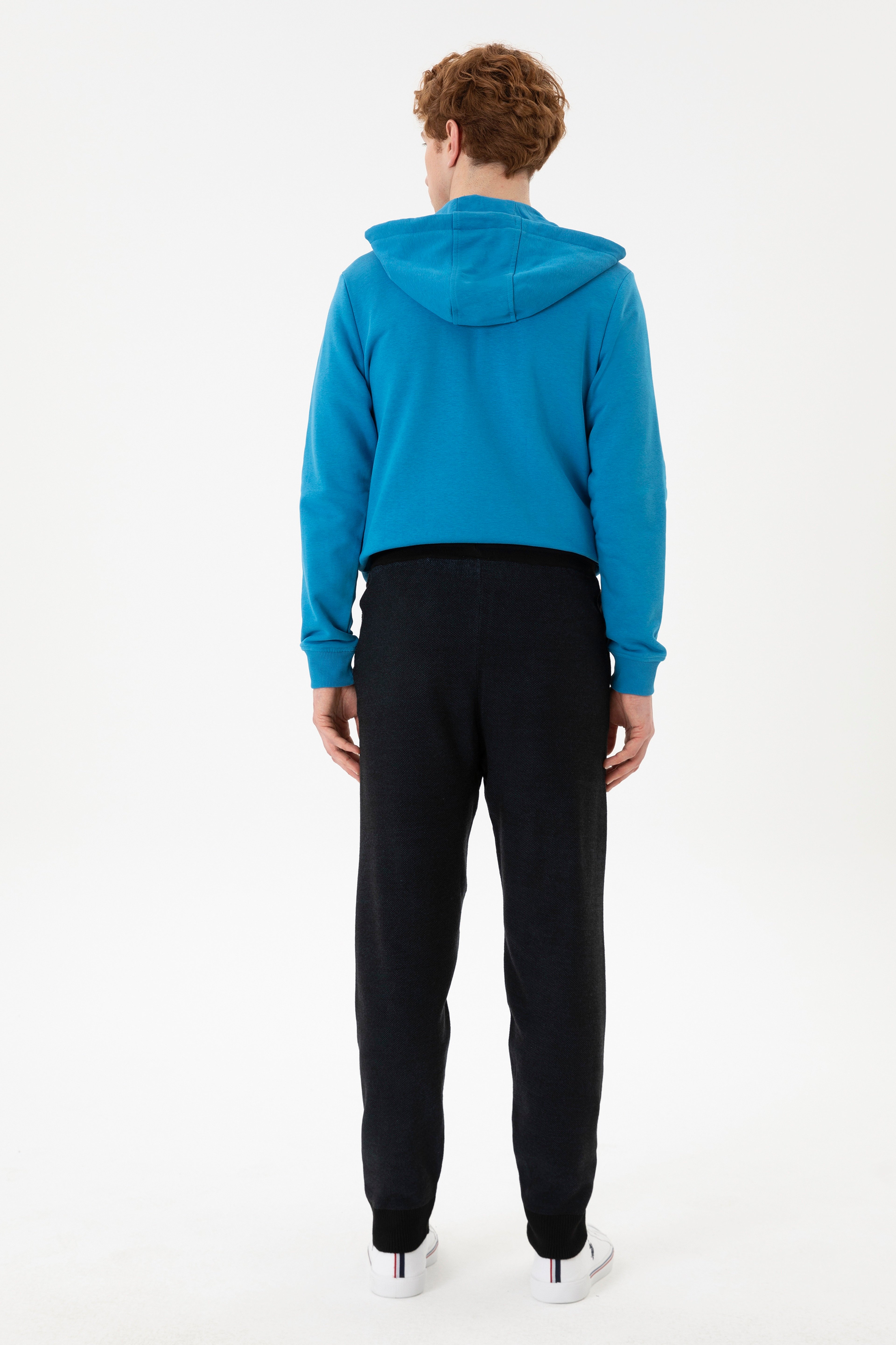 Erkek Lacivert Triko Pantolon - Image 4
