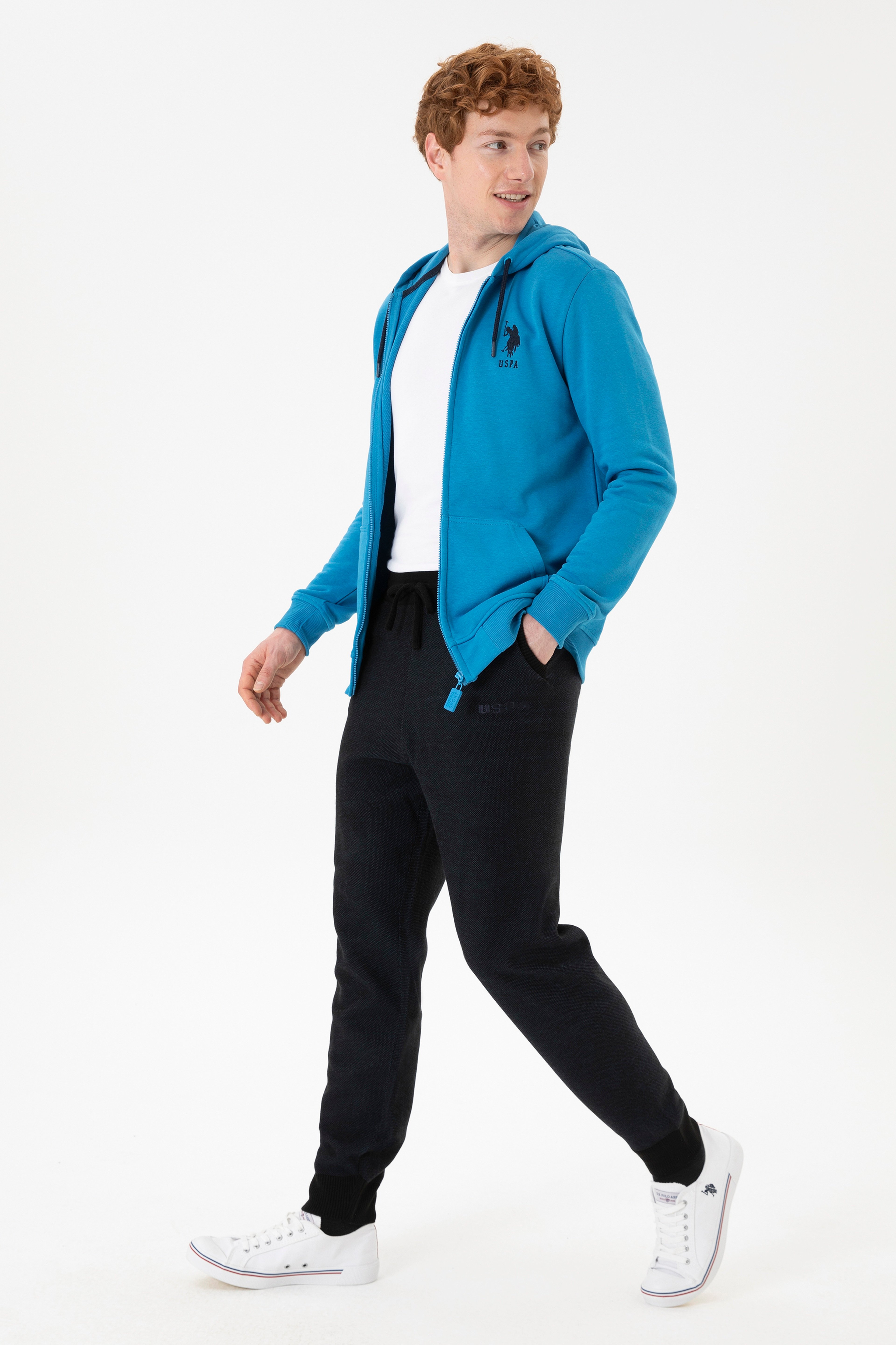 Erkek Lacivert Triko Pantolon - Image 3