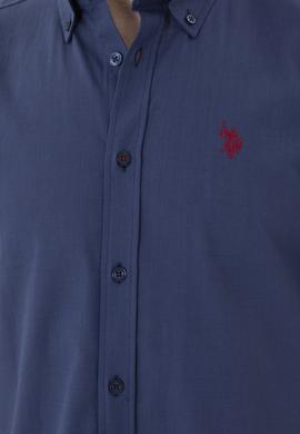 Erkek Lacivert Kısa Kollu Gömlek - 50288646010