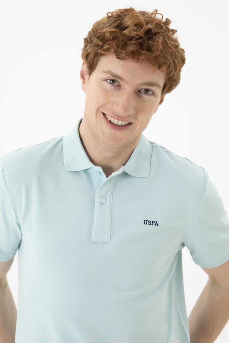 Erkek Su Yeşili Basic Tişört - 50284641059