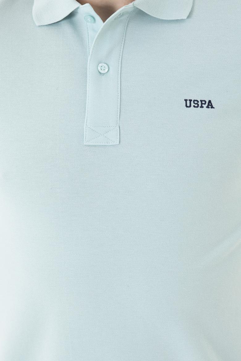 Erkek Su Yeşili Basic Tişört - 50284641059