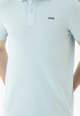 Erkek Su Yeşili Basic Tişört - 50284641059