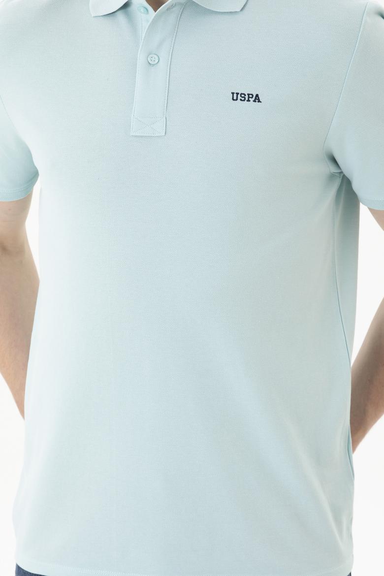 Erkek Su Yeşili Basic Tişört - 50284641059