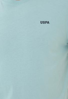 Erkek Regular Fit Bisiklet Yaka Su Yeşili Basic Tişört - 50284640099