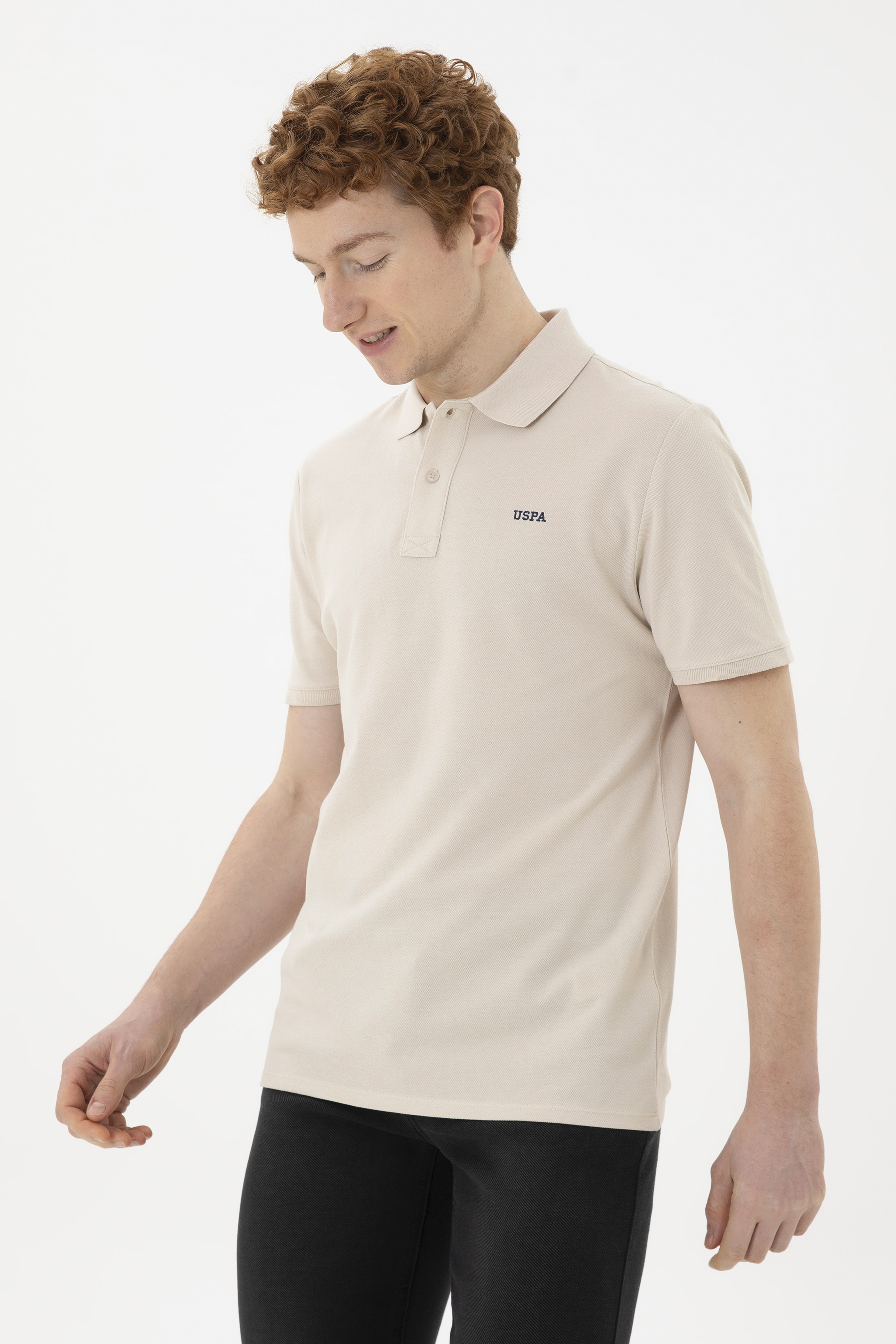 Erkek Taş Basic Tişört - Image 3