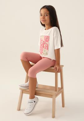 Kız Çocuk Krem Pijama Takımı - 50290827008