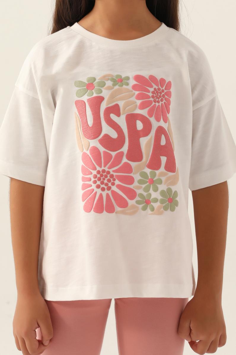 Kız Çocuk Krem Pijama Takımı