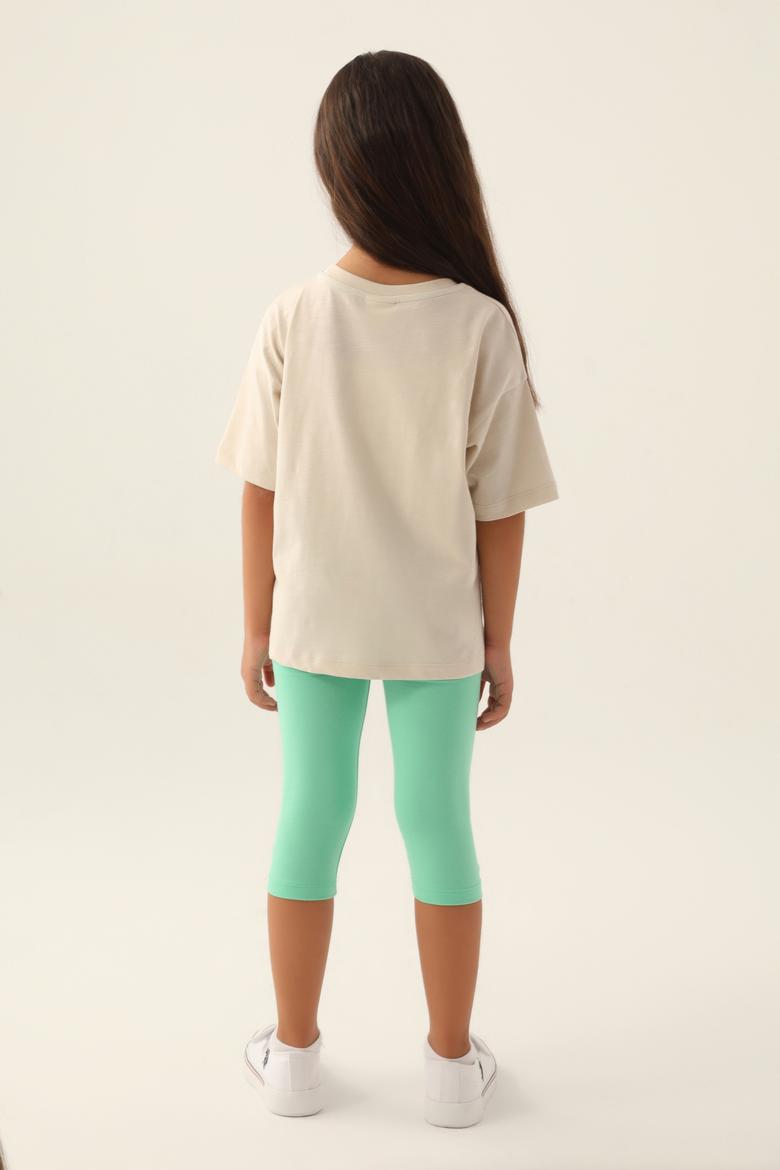 Kız Çocuk Bej Pijama Takımı - 50290827016