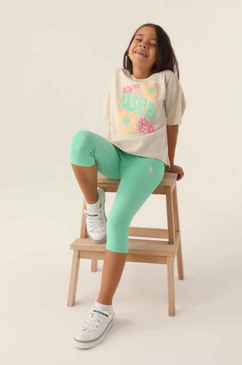 Kız Çocuk Bej Pijama Takımı